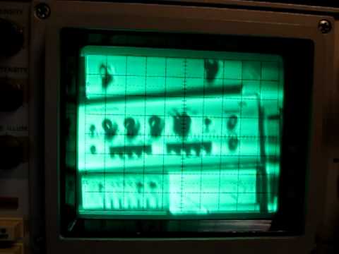 Composite Video on an Analog Oscilloscope using XYZ - Lab tour...