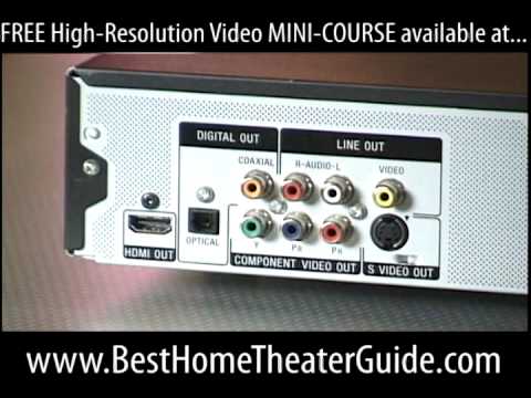 DVD Video Outputs HDMI Component Composite S-Video Tutorial