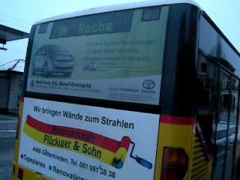 Bus stop kaiseraugst SBB part 3 (Postbus to hoffmann-la-roche)