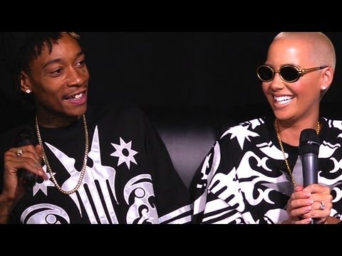 Amber Rose shows off Ring & Argues with Wiz Khalifa on The Angie Martinez Show