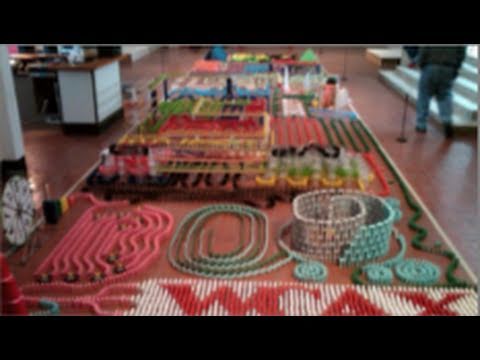 Brattleboro Domino Toppling 4 - 20,825 Dominoes