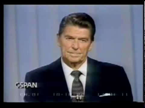 1980 Ronald Reagan and Jimmy Carter Presidential Debate Oct 28