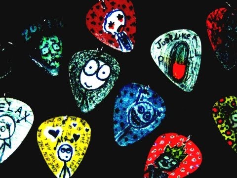 ► How To Make Custom Guitar Pick Necklaces & Earrings - Craft Tutorial 19 (Injury Inspired)