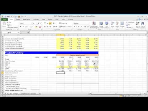 Financial Modeling Quick Lesson: Building a Discounted Cash Flow (DCF) Model - Part 1