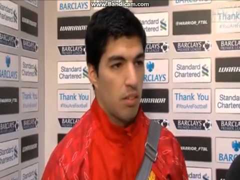 Luis Suarez interview after 4 goals against Norwich