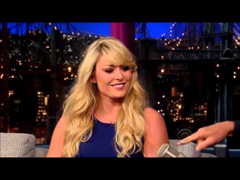 Lindsey Vonn interview on David Letterman HD - October 28, 2013