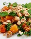 Quinoa salad with pumpkin and hazelnuts <a href="http://www.goodfood.com.au/good-food/cook/recipe/quinoa-salad-with-crispy-roast-pumpkin-and-hazelnuts-20130416-2hxp3.html?rand=1380174013386"><b>(Recipe here).</b></a>