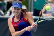 Ana Ivanovic saved two break points to win an epic ASB Classic final in three sets against Venus Williams. Photo / Richard Robinson