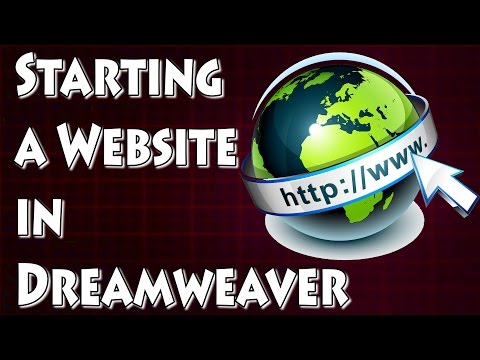 Adobe Dreamweaver Tutorial - Starting Your First Website