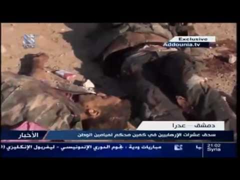 Syria - Adra, Damascus - Syrian army killed 50 Jabhat al-Nusra terrorists in Adra city +21