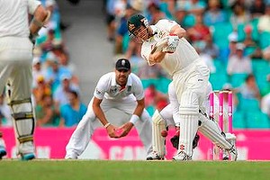 George Bailey in the Second innings Australia batting on Day two, Australia vs England in the fifth test ashes series at the Sydney Cricket Ground.
Photography Brendan Esposito
smh,4th January,2014