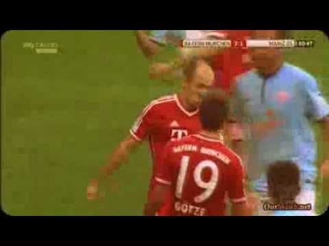 Bayern Munich vs Mainz 4:1 Alle Tore, Goals Highlights résumé Du match || Bundesliga 19/10/2013||