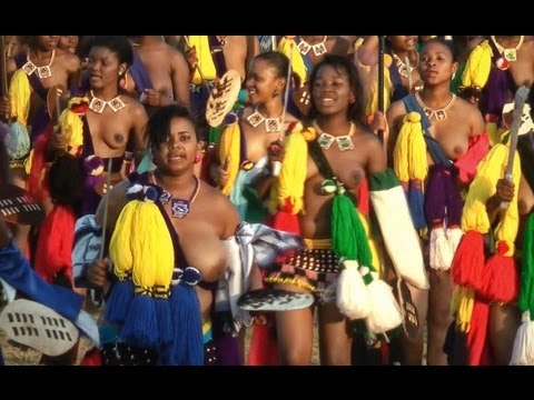 Reed Dance Ceremony-  (Umhlanga)  Swaziland         (proj.9_720p_6M)