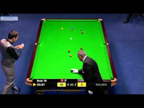 Mark Selby makes 147 v Ricky Walden 1/2 UK Championship (MAXIMUM)