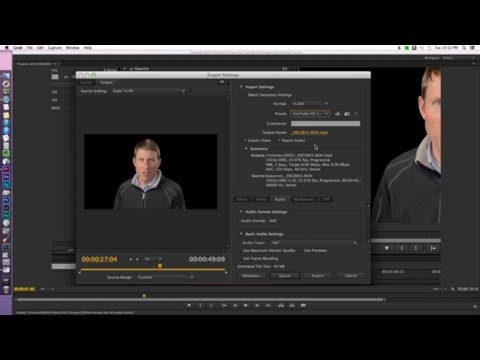 How to Export  Your Video for YouTube: Full HD from Premiere Pro CS6