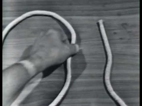 Knot Tying: Seamanship: Knots, Bends, and Hitches pt1-2 1973 Dept of Defense 14min