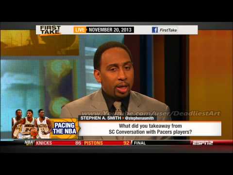 ESPN First Take | Stephen A. Smith interviews the Indiana Pacers starting five