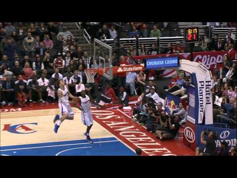 Jamal Crawford's AMAZING alley-oop to Blake Griffin!