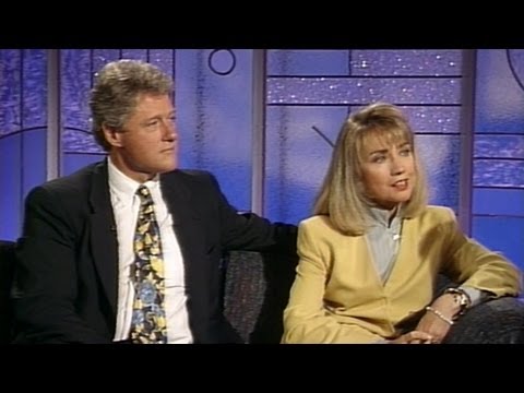 Bill & Hillary Clinton Stop By The Arsenio Hall Show