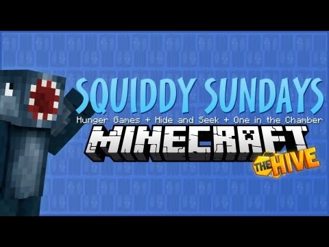 Squiddy Sunday's - Minecraft PC - Hide & Seek + One In The Chamber!