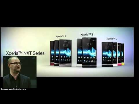 Sony Xperia U Announcement Live Stream from MWC 2012 Sony Press Conference