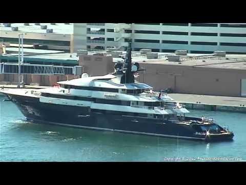 Steven Spielberg's Yacht SEVEN SEAS in Fort Lauderdale 12-18-2012