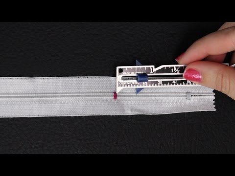 How To Shorten A Zipper