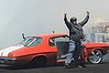 News. Summernats 27 day four action on the burnout track. A competitor in the Burnout Championship Final. 5th. January 2014 Photograph by Graham Tidy The Canberra Times.