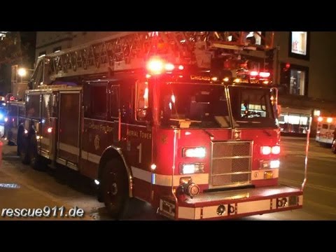 High-rise fire - Chigago fire department [Ride along]