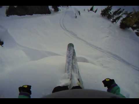 Colters Helmet Cam from Alta Utah