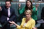 Acting Opposition Leader Tanya Plibersek, Chris Bowen and Kate Ellis remonstrate with Leader of the House Christopher Pyne during question time in Parliament House, Canberra on Monday 9 December 2013. Photo: Andrew Meares