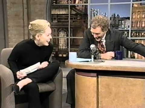 Sharon Stone on The Late Show (1994)