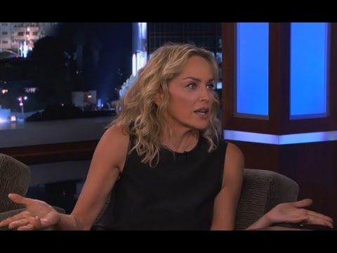 Sharon Stone on Jimmy Kimmel Live PART 2