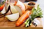 pressure cooking stock image / vegetables