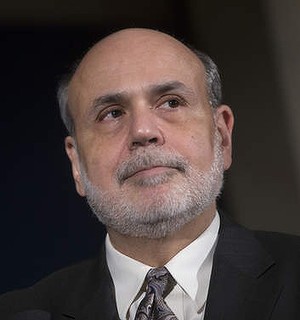 Outgoing chairman of the U.S. Federal Reserve, Ben Bernanke.