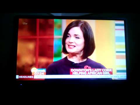 Elizabeth McGovern on Daybreak: World Vision interview. 28/10/13