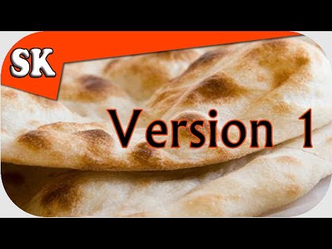 EASY BREAD RECIPE - Unleavened Flat Bread Yeast Free