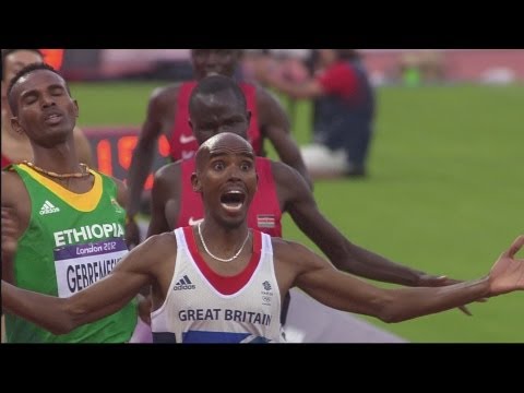 Mo Farah Wins Men's 5000m Gold - London 2012 Olympics