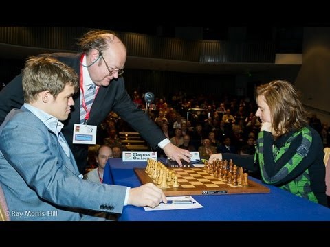 English Opening : Magnus Carlsen vs Judit Polgar - London Classic (2012) - English Opening