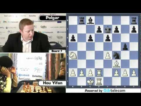 Hou Yifan Vs. Judit Polgar (Gibraltar Chess Festival - Round 7)