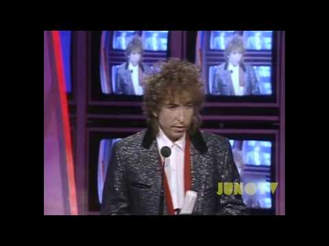 Bob Dylan at The 1986 JUNO Awards