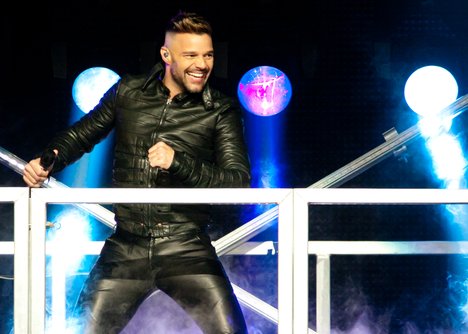 Ricky Martin performs in concert at the American Airlines Arena Miami, Florida - USA April 9, 2011