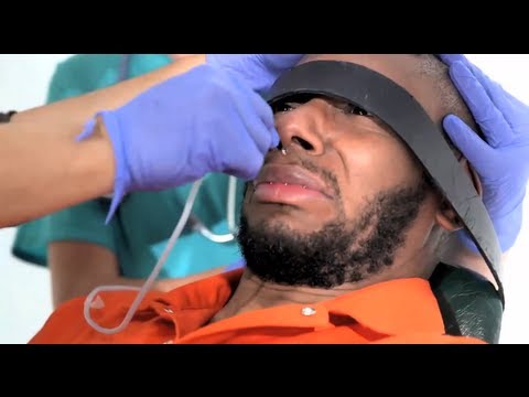 Yasiin Bey (aka Mos Def) force fed under standard Guantánamo Bay procedure Subscribe to the Guardian HERE: http://bitly.com/UvkFpD As Ramadan begins, more th...