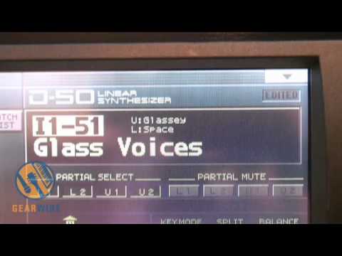 Roland VC-1 D-50: Expansion Card Demonstration, Part One