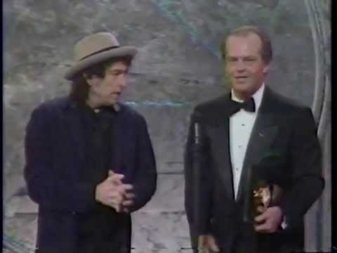 Bob Dylan Lifetime Achievement Award Grammy Jack Nicholson - 1991 FUNNY !!!