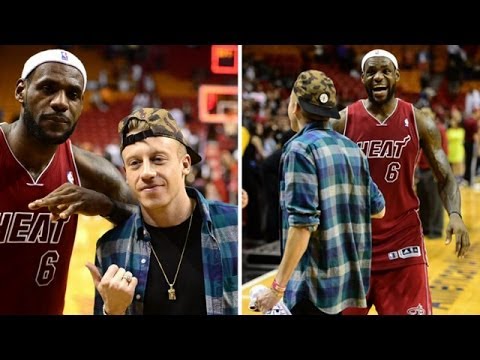 LeBron James Geeks Out Over Macklemore!