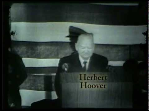 Herbert Hoover at the Dedication of the Hoover Presidential Library - Museum