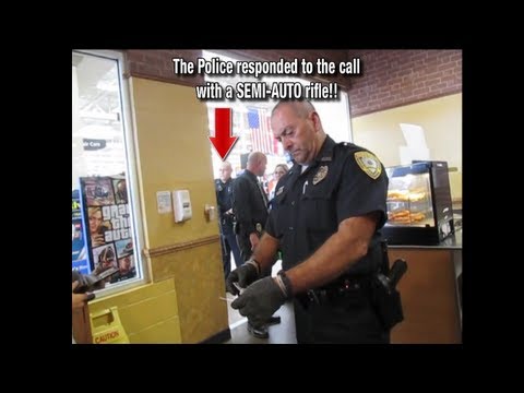 Open Carry Chicks Hassled by Power Hungry Cop & AR-15