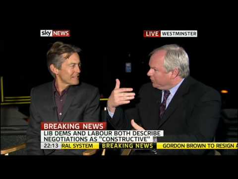 Adam Boulton Arguing With Ben Bradshaw