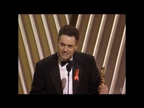 Jonathan Demme winning the Oscar® for Directing‬‬‬‬ 